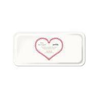 Jamida of Sweden Small Rectangle Tray RIOJA Red 32x15cm by Asta Barrington