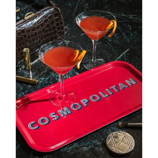 Jamida of Sweden COSMOPOLITAN Rectangle Tray Strawberry Red Large 43x22cm by Asta Barrington