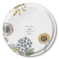 Jamida of Sweden Sunflower Round Tray Navy Multi Diameter 39cm by Michael Angrove