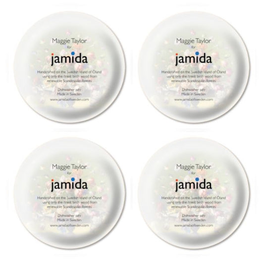 Jamida of Sweden The Occasion Coasters / Set of 4 - Diameter 11cm by Maggie Taylor