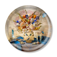 Jamida of Sweden The Philosopher's Study Round Tray Diameter 31cm by Maggie Taylor