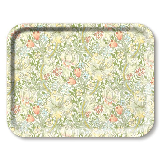 Jamida of Sweden William Morris Golden Lily Tray 43x33cm