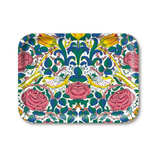 Jamida of Sweden William Morris Rose Tray 27x20cm
