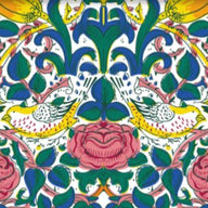 Jamida of Sweden William Morris Rose Tray 27x20cm