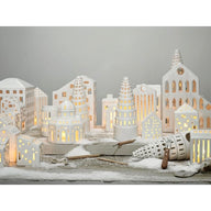 Kähler Urbania Tivoli Lighthouse Tea Light Holders in White