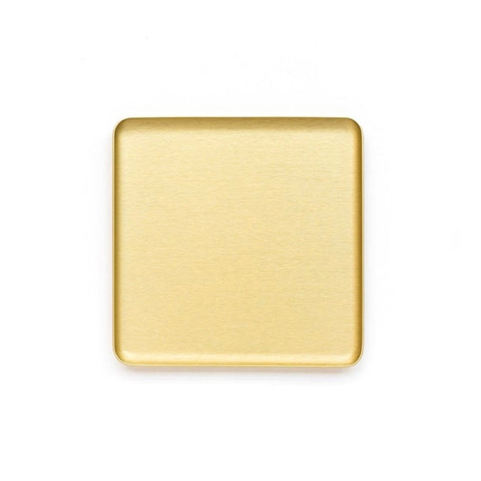 Kaymet Pressed Aluminium Dish / (168mm x 168mm) - Gold