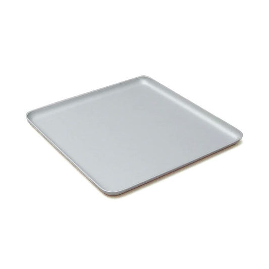 Kaymet Pressed Aluminium Dish / (168mm x 168mm) - Silver