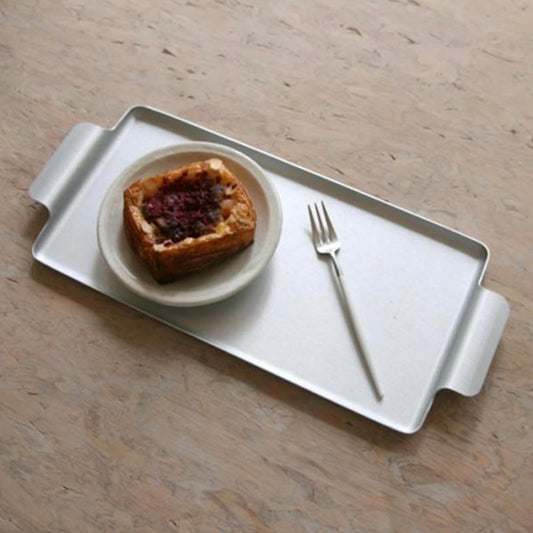 Kaymet Pressed Aluminium Tray / (350mm x 175mm) - Silver