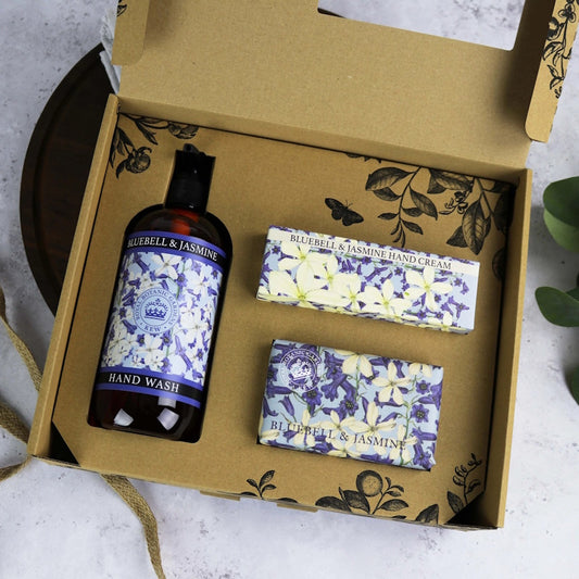 Kew Gardens Essential Hand Care Gift Box Bluebell & Jasmine