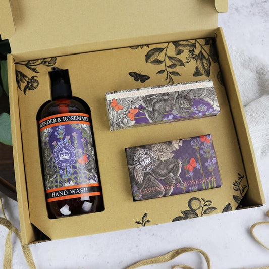 Kew Gardens Essential Hand Care Gift Box Lavender & Rosemary