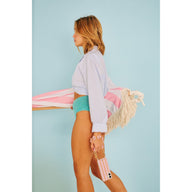 La Coque Francaise Cassy Flowers Bracelet Phone Chain 40cm in Pink