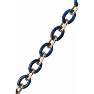 La Coque Francaise Cassy Long Phone Chain 120cm in Blue