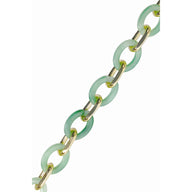 La Coque Francaise Cassy Long Phone Chain 120cm in Green