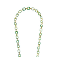 La Coque Francaise Cassy Long Phone Chain 120cm in Green