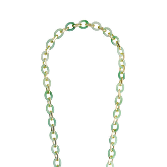 La Coque Française Cassy Long Phone Chain 120cm / Green
