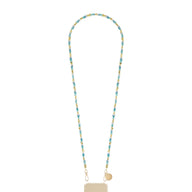 La Coque Francaise Liviya Long Phone Chain 120cm in Blue