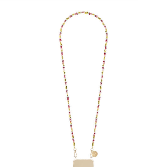 La Coque Française Liviya Long Phone Chain 120cm / Bordeaux