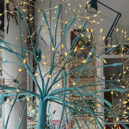 Lightstyle London Dandelion Tree - Height 120cm / Blue