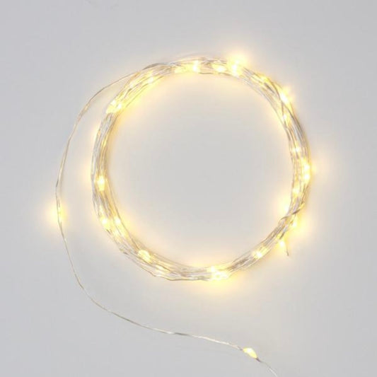 Lightstyle London Galaxy Silver String Lights / Battery 3.9 Metres