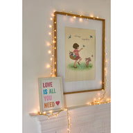 Lightstyle London Yellow Pin String Lights Mains 6 Metres