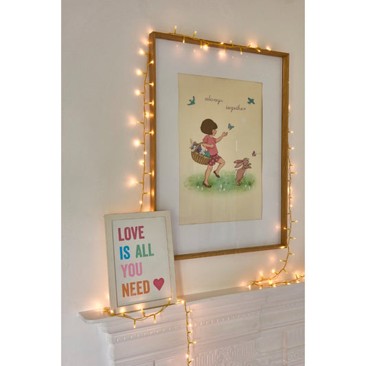 Lightstyle London Yellow Pin String Lights / Mains 6 Metres