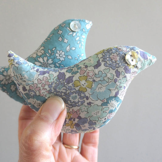 Lime Tree Design Box of 2 Lavender Birds - Blue Tit
