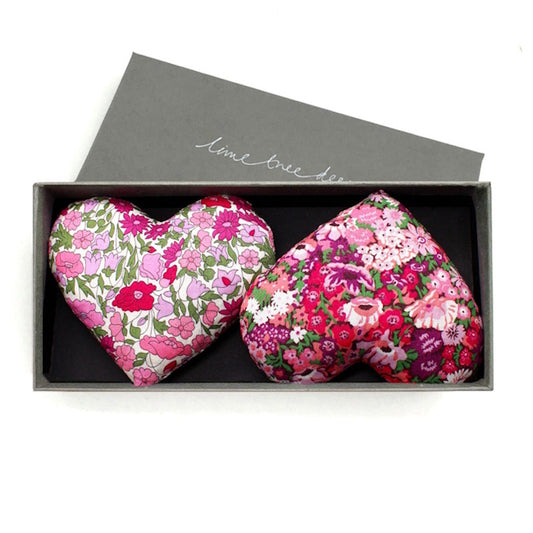 Lime Tree Design Box of 2 Lavender Hearts Heart and Soul
