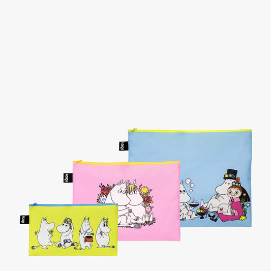 Loqi Moomin Together Recycled Zip Pockets