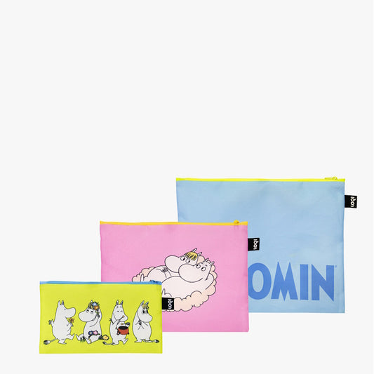 Loqi Moomin Together Recycled Zip Pockets