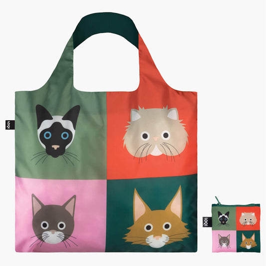 Loqi Recycled Bag - Stephen Cheetham / Cats