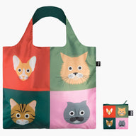 Loqi Recycled Bag Stephen Cheetham Cats