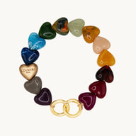 Louvini Paris Heart Bracelet Phone Chain in Multicolours