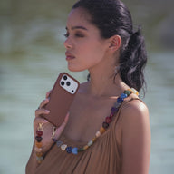 Louvini Paris Heart Phone Chain in Multicolours