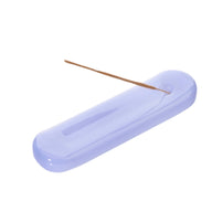 Maegen Lilo Glass Incense Stick Holder in Milky Blue