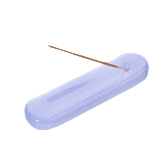 Maegen Lilo Glass Incense Stick Holder / Milky Blue