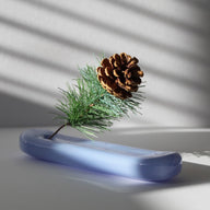 Maegen Lilo Glass Incense Stick Holder in Milky Blue