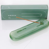 Maegen Lilo Glass Incense Stick Holder in Sea Green