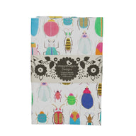 Bugs and Beetles pattern tea towel made from 100% cotton by Maggie Magoo Designs