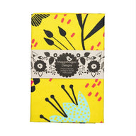 Maggie Magoo Tea Towel Yellow Floral Pattern