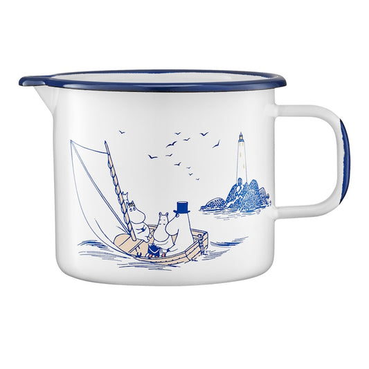 Muurla Moomin Enamel Jug / Sailors 1.3L