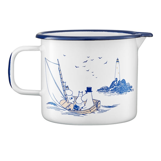 Muurla Moomin Enamel Jug / Sailors 1.3L