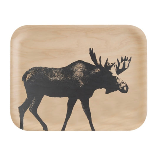 Nordic Tray - The Moose 27 x 20cm Handmade by Muurla