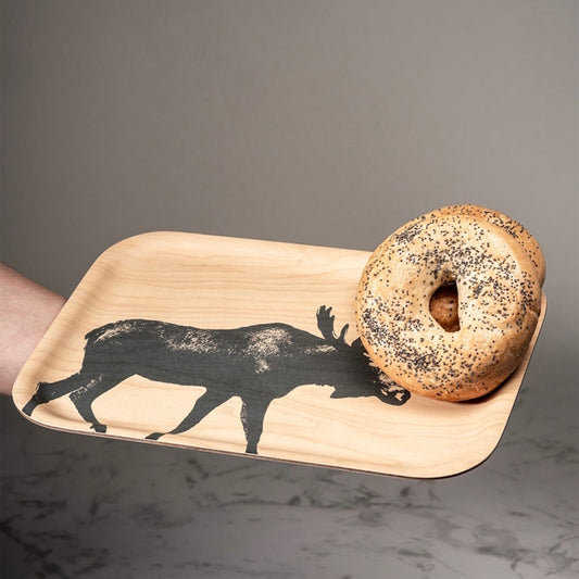 Nordic Tray - The Moose 27 x 20cm Handmade by Muurla