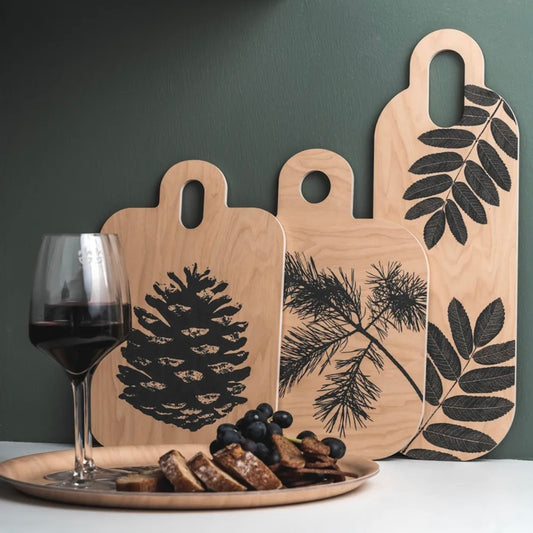 Muurla Chop and Serve Board / The Fern/The Rowan 15X44cm