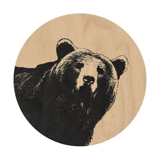 Muurla Handmade Nordic Coaster The Bear D10cm