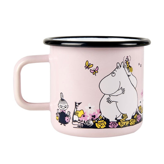 Muurla Enamel Moomin Mug - Hug Pink 3.7DL