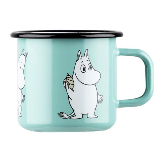 Muurla Enamel Moomin Mug - Moomin Retro Mint 3.7DL