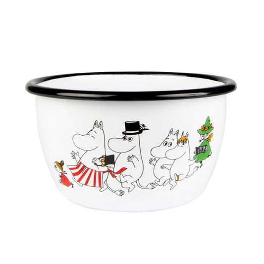 Muurla Enamel Moomin Bowl - Moominvalley Colours 6DL