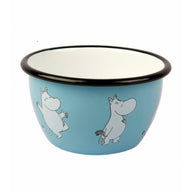 Muurla Enamel Moomin Bowl Retro in Light Blue 6DL