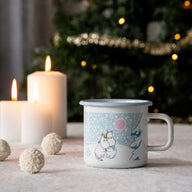 Muurla Enamel Moomin Mug  Let It Snow 3.7DL